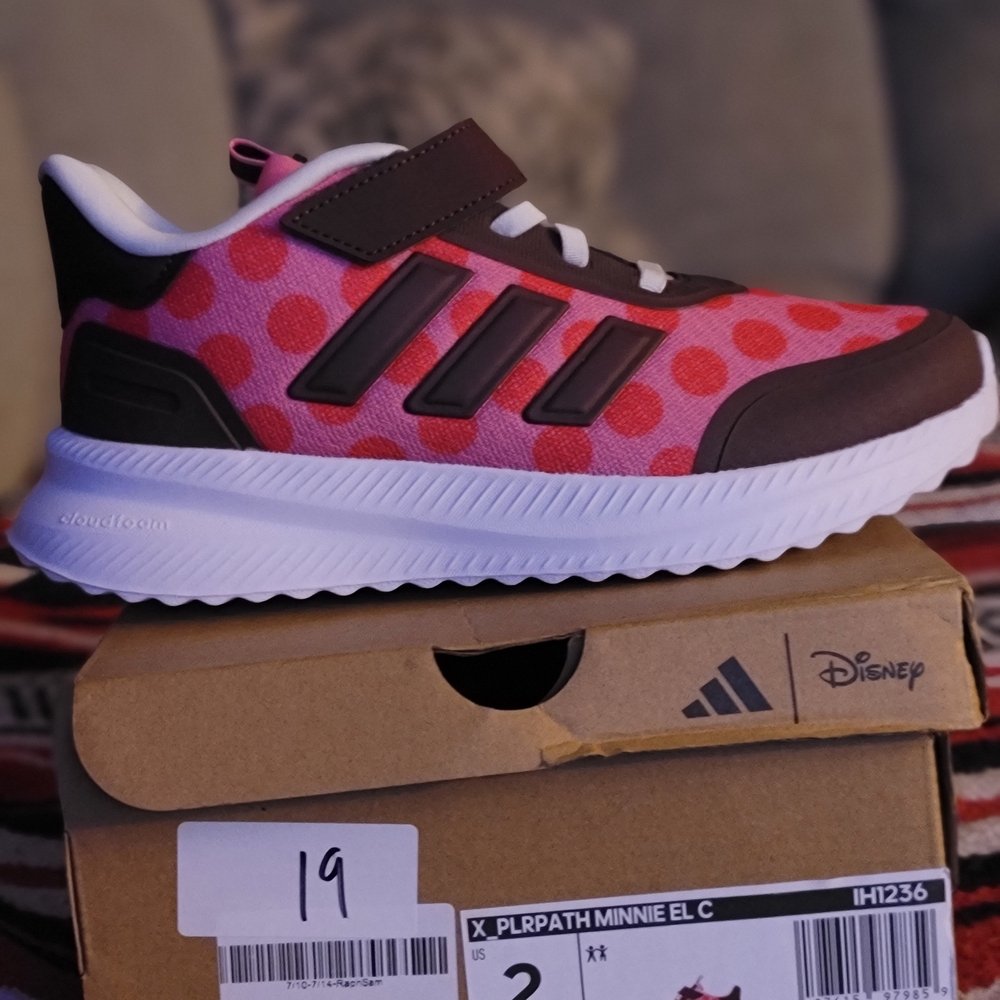 adidas Kids Pink and Brown Sneakers